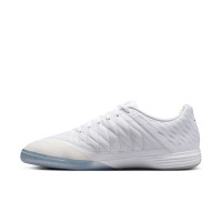 Nike Lunargato II Chaussures de Foot en Salle (IN) Blanc Argenté