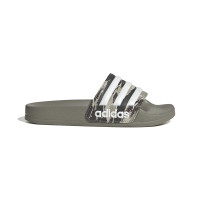 adidas Adilette Shower Claquettes Enfants Vert Camo Blanc