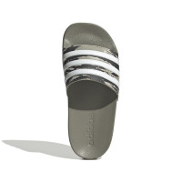 adidas Adilette Shower Claquettes Enfants Vert Camo Blanc