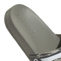 adidas Adilette Shower Claquettes Enfants Vert Camo Blanc
