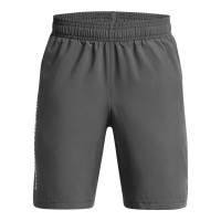 Under Armour Tech Woven Wordmark Trainingsbroekje Kids Donkergrijs Wit
