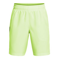 Under Armour Woven Wordmark Trainingsbroekje Kids Felgroen Zwart