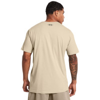 Under Armour Sportstyle Left Chest Logo T-Shirt Beige Zwart