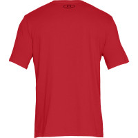 Under Armour Sportstyle Left Chest Logo T-Shirt Rood Zwart