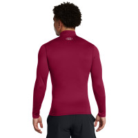Under Armour ColdGear Elite Ondershirt Bordeauxrood Zilver