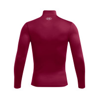Under Armour ColdGear Elite Ondershirt Bordeauxrood Zilver
