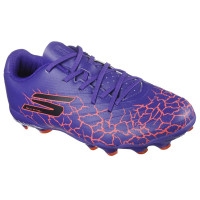 Skechers SKX_1.5 Gras Voetbalschoenen (FG) Kids Paars Oranje Zwart