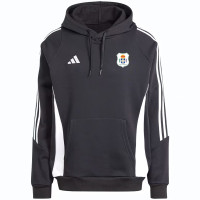 Sweat à capuche adidas PEC Zwolle noir et blanc