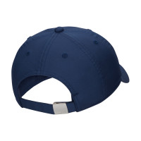 Nike Dri-Fit Club Casquette Enfants Bleu Foncé Argenté