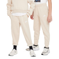Nike Sportswear Club Fleece Pantalon de Jogging Enfants Beige Clair Blanc