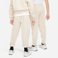 Nike Sportswear Club Fleece Pantalon de Jogging Enfants Beige Clair Blanc