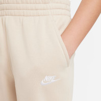 Nike Sportswear Club Fleece Pantalon de Jogging Enfants Beige Clair Blanc
