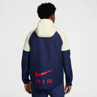 Nike Sportswear Air Veste Bleu Foncé Beige Rouge