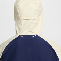 Nike Sportswear Air Survêtement Full-Zip Woven Bleu Foncé Beige Rouge Argenté