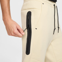 Nike Tech Fleece Sportswear Pantalon de Jogging Blanc Cassé Noir