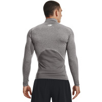 Under Armour Cold Gear Ondershirt Grijs Zwart
