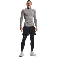 Under Armour Cold Gear Ondershirt Grijs Zwart
