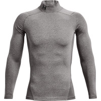 Under Armour Cold Gear Ondershirt Grijs Zwart