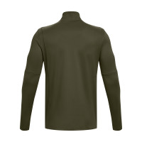 Under Armour Challenger Haut d'Entraînement 1/4-Zip Vert Olive Blanc