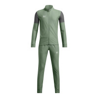 Under Armour Challenger Trainingspak Full-Zip Kids Lichtgroen Grijs Wit