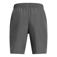 Under Armour Tech Woven Wordmark Short d'Entraînement Enfants Gris Orange