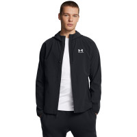 Under Armour Vibe Woven Windbreaker Zwart Wit