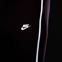 Nike Tech Fleece Sportswear Joggingbroek Bordeauxrood Zilver Zwart