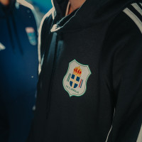 Sweat à capuche adidas PEC Zwolle noir et blanc