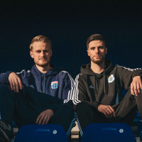 Sweat à capuche adidas PEC Zwolle noir et blanc