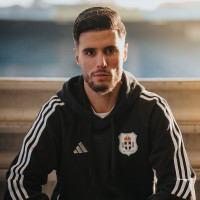 Sweat à capuche adidas PEC Zwolle noir et blanc