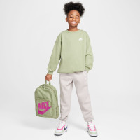 Nike Sportswear Club Fleece Joggingbroek Kids Grijs Wit