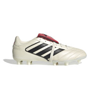 adidas Copa Gloro 2 Gazon Naturel Chaussures de Foot (FG) Blanc Cassé Noir Rouge