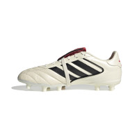 adidas Copa Gloro 2 Gazon Naturel Chaussures de Foot (FG) Blanc Cassé Noir Rouge