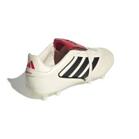 adidas Copa Gloro 2 Gazon Naturel Chaussures de Foot (FG) Blanc Cassé Noir Rouge