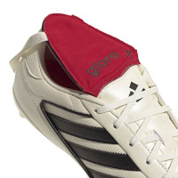 adidas Copa Gloro 2 Gazon Naturel Chaussures de Foot (FG) Blanc Cassé Noir Rouge