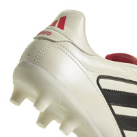 adidas Copa Gloro 2 Gazon Naturel Chaussures de Foot (FG) Blanc Cassé Noir Rouge