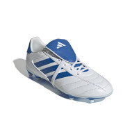 adidas Copa Gloro 2 Gazon Naturel Chaussures de Foot (FG) Blanc Bleu