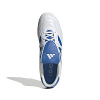 adidas Copa Gloro 2 Gazon Naturel Chaussures de Foot (FG) Blanc Bleu