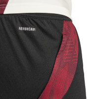 adidas Manchester United Short d'Entraînement 2024-2025 Noir Blanc Rouge