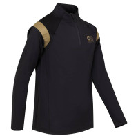 Cruyff Farrel Trainingspak 1/4-Zip Zwart Goud