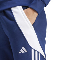 Pantalon d'entraînement adidas Tiro 24 pour femmes, bleu foncé et blanc