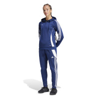 Pantalon d'entraînement adidas Tiro 24 pour femmes, bleu foncé et blanc