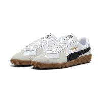 PUMA Army Trainer Sneakers Wit Beige Zwart Bruin