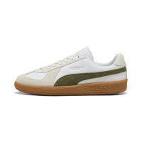PUMA Army Trainer Baskets Blanc Beige Vert Olive Brun