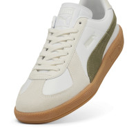 PUMA Army Trainer Baskets Blanc Beige Vert Olive Brun