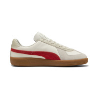 PUMA Army Trainer Baskets Blanc Beige Rouge Brun