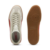 PUMA Army Trainer Baskets Blanc Beige Rouge Brun