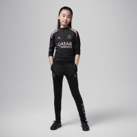 Nike Paris Saint-Germain x Jordan Strike Survêtement 1/4-Zip 2024-2025 Enfants Noir Rose Bronze