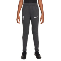 Nike Liverpool Academy Pro Pantalon d'Entraînement 1/4-Zip 2024-2025 Enfants Gris Foncé Blanc
