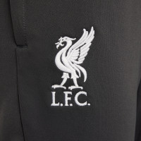 Nike Liverpool Academy Pro Pantalon d'Entraînement 1/4-Zip 2024-2025 Enfants Gris Foncé Blanc